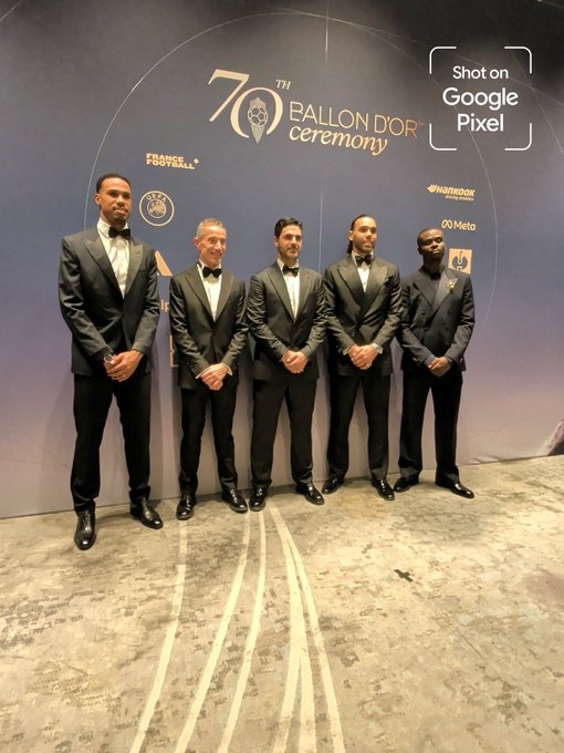 阿森纳官推晒金球奖现场合照：萨卡、加布里埃尔等人出席仪式