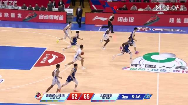 [团队进球] CBA顶级战斗力！北京第三节通过团队配合最终由雷蒙进三分！
